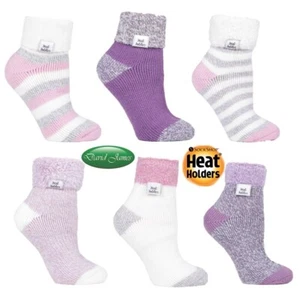 Ladies Thermal Winter Warm Heat Holders Home Sleep Bed Socks - Picture 1 of 22