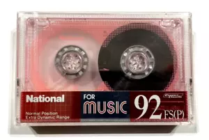 NATIONAL RT-92 FOR MUSIC audio cassette blank tape sealed Made in Japan Type I - Picture 1 of 2