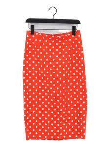 Boden Women's Midi Skirt UK 12 Orange Elastane with Cotton Straight & Pencil - Picture 1 of 5