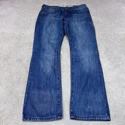 Pantalones de mezclilla Five Four para hombre azules originales bolsillos rectos talla 32X32 Foto 1 de 4