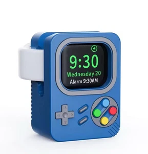 BRAND NEW Silicone Gameboy Charger Stand Dock For Apple Watch US Inventory - Picture 1 of 1
