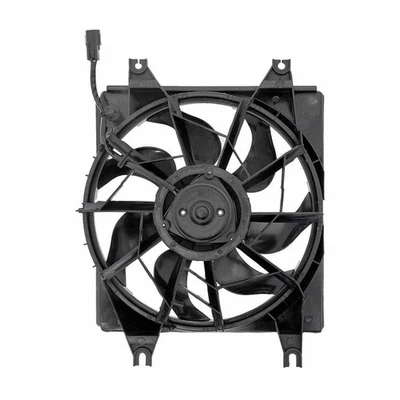 For Hyundai Accent 1995-1999 Radiator Fan | Plastic | Brushed Motor Type | Black - Image 1 of 4