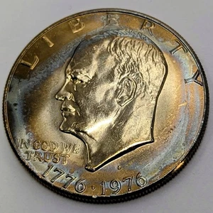 1776-1976 D EISENHOWER ONE DOLLAR COIN TYPE 1 MS ++ Exquisite Tone - Picture 1 of 4