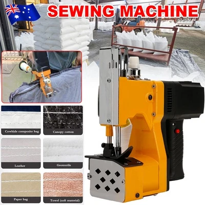 Portable Electric Sewing Machine Multi-Function Desktop Home Factory Bag Colser - image 1 of 4