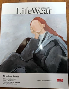 UNIQLO LifeWear Magazine Issue 11 2024 Fall Winter Catalog Timeless Tones Japan - Picture 1 of 5