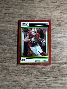 2022 Score - George Kittle #165 Red Dots /499 - Bild 1 von 3