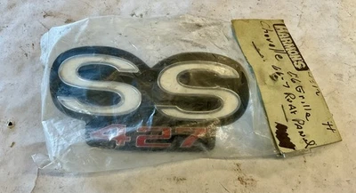 Chevrolet Chevelle 1967 panel trasero parrilla SS 427 NOS C14 Foto 1 de 2