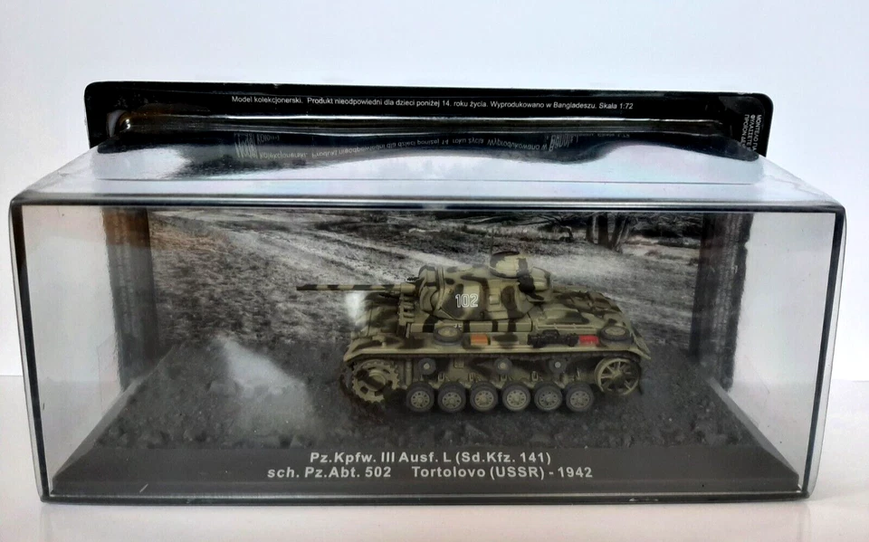 Combat Armored Vehicles Pz.Kpfw.III Ausf. TortoLovo USSR 1942 (Used.7) - Image 1 of 1