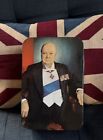 Vintage British Collectible Biscuits Tin Prime Minister Winston Churchill