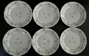 Set Of 6 Vintage Johann Haviland Bavaria Germany Blue Garland 10” Dinner Plate - Picture 1 of 8