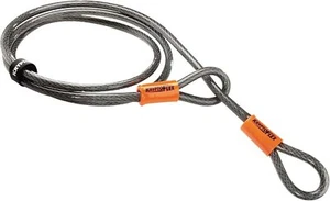 Security Cable, 2.6-30FT Braided Steel Bike Lock with Looped Ends, 5-10mm Thick - Picture 1 of 4