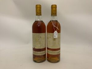 Chateau rieussec 1986 lot 2 bottles 