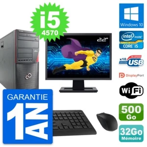 PC tour Fujitsu W530 MT Bildschirm 22 " i5-4570 RAM 32Go Scheibe 500Go Windows - Bild 1 von 8