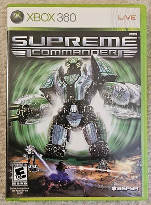 Supreme Commander (Microsoft Xbox 360, 2008) - with disk, Manual & Map! - Image 1 of 3