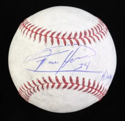 FELIX HERNANDEZ Autographed Baseball Inscribed JSA COA SEATTLE MARINERS - Image 1 of 3