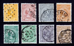 PAÍSES BAJOS — SCOTT 40/49 — EDICIÓN PRINCESA WILHELMINA 1891-94 — USADO — SCV $57 - Imagen 1 de 2