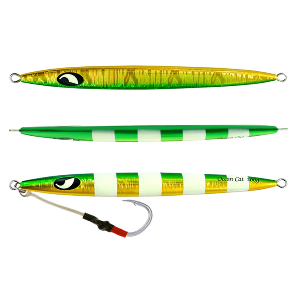 Рыболовные приманки для морской рыбалки с медленной подачей и быстрым падением с круговым крючком - Изображение 1 из 4