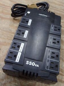 CyberPower CP550SLG 550VA Uninterruptible Power Supply 8-Outlet