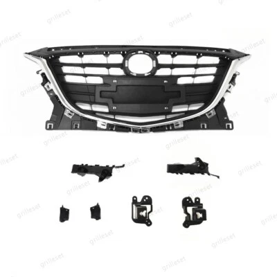 For Mazda 3 Axela 2014-2016 7PCS Front Grille, Grill & Bumper Support Brackets - Изображение 1 из 4