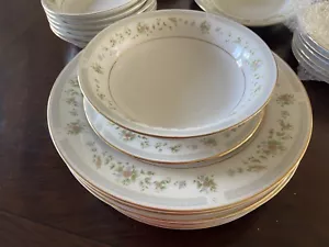 Cerambeau Tang Shan Fine China 7 P complete set, sugar, creamer, Serving dish - Picture 1 of 11