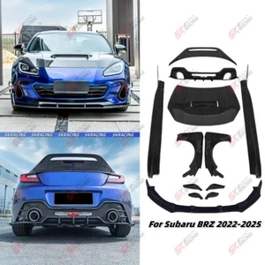 Kit de carrocería de fibra de carbono seca labio delantero trasero difusor capó ala para Subaru BRZ 22-25 - Imagen 1 de 28
