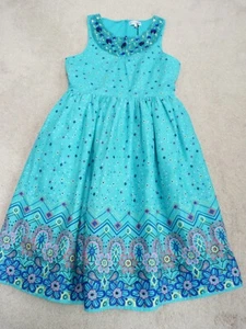 BNWT GORGEOUS * M&S * BEADED EMBROIDERED DRESS 13yrs - Picture 1 of 4
