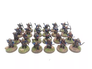 Warhammer Señor de los Anillos Guerreros Enanos Con Arcos X 24 Plástico Pintado - Imagen 1 de 12