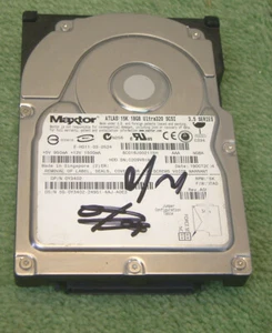Maxtor Atlas 15K 18GB Ultra320 SCSI HDD 80 Pin Hard Drive 3.5" Internal - Picture 1 of 1