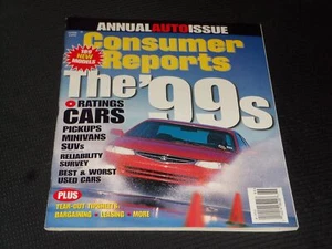 1999 APRIL CONSUMER REPORTS MAGAZINE - THE 1999 CARS COVER - O 15156 - Picture 1 of 2
