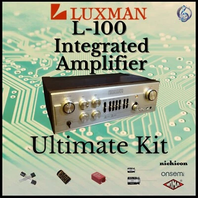 Luxman L-100 Integrado Ultimate Upgrade Kit Piezas Genuinas Condensador de Restauración Foto 1 de 4