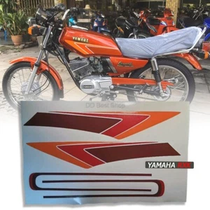 Sticker Fuel Tank Gas For YAMAHA RX-K Set L/R Pair Side RXK Concorde Jap 2Stroke - Picture 1 of 7