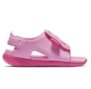NIKE Sunray Adjust 5 Pink Toddler Girl's Sandals Size: 10C Pink #AJ9077-601 