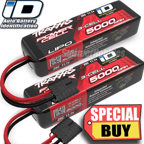 Traxxas 2832X 5000mAh LiPo Battery - Black/Red for sale online | eBay