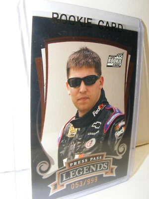 RARE 2006 PRESS PASS LEGENDS DENNY HAMLIN BRONZE FOIL ROOKIE CARD #053/999 LQQK - Image 1 of 4