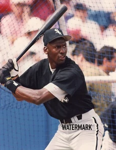 Michael Jordan Chicago White Sox 1994 8x10 "Tipo 1" fotografía Kodak Paper Goat - Imagen 1 de 2
