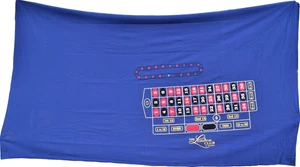 Casino Roulette Layout - The London Club Aladdin Casino Las Vegas Wool Felt - Picture 1 of 3
