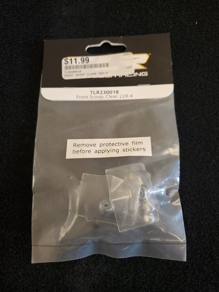 Cuchara delantera transparente Team Losi Racing: 22X-4 - TLR230018 Foto 1 de 1