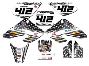 2000-2003 XR 50 MERICA Grey Senge Graphics Kit Compatible with Honda - Picture 1 of 10