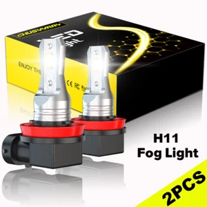 2x 6000k White LED Fog Light DRL Bulbs For BMW E71 X6 M E70 X5 E83 F25 X3 - Foto 1 di 12
