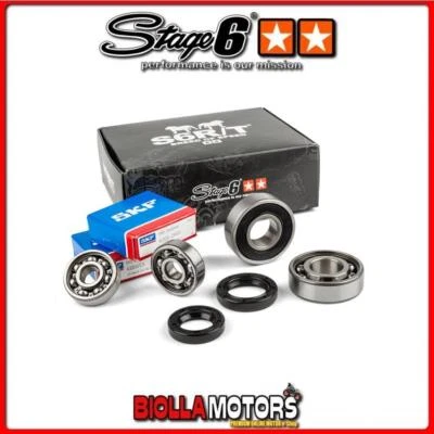 S6-2031660 SET CUSCINETTI CAMBIO STAGE6 HQ MBK BOOSTER SPIRIT 50CC AC (PRIMA DEL - Immagine 1 di 4