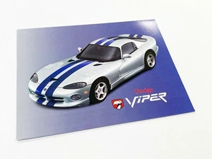 1998 Dodge Viper RT/10 Roadster GTS Coupe Merkblatt Prospekt - Bild 1 von 1