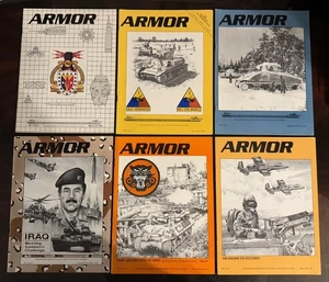 12 ARMOR Magazine May 1990-April 1991 Tanker Tank Iraq Saddam DESERT STORM Army - Picture 1 of 11
