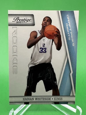 HASSAN WHITESIDE 2009-10 Prestige Draft Picks Rights LIGHT BLUE RC #682/999 - Image 1 of 2