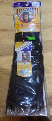 MILKY WAY 100% Human Hair "Shake-N-Go Style - YAKI WEAVE 10 - Colour 4 10"