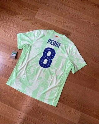🟢🔵 Auténtica camiseta Nike FC Barcelona PEDRI🇪🇸 2024/25 (Talla XL) Foto 1 de 4