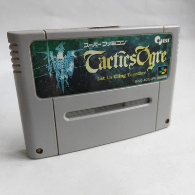 Tactics Ogre Quest pre-owned Nintendo Super Famicom SFC SNES Tes - Image 1 of 4