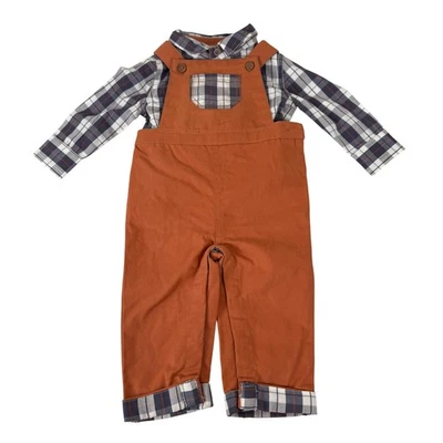 Tommy Bahama Bebé Niños 3-6M Camisa a Cuadros Body y Mono Conjunto NUEVO Foto 1 de 4