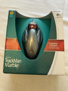 2014 Logitech Trackman Marble Trackball Mouse Superior Comfort  NIB Seal Broken - Picture 1 of 7