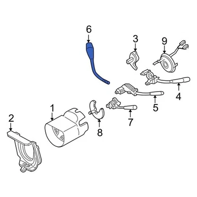 For Mercedes-Benz CLS63 AMG 07-11 Automatic Transmission Shift Lever Foto 1 de 3