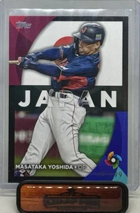 MASATAKA YOSHIDA 2023 TOPPS WORLD BASEBALL CLASSIC BLACK 145/299 WBC-33 JAPAN - Picture 1 of 3
